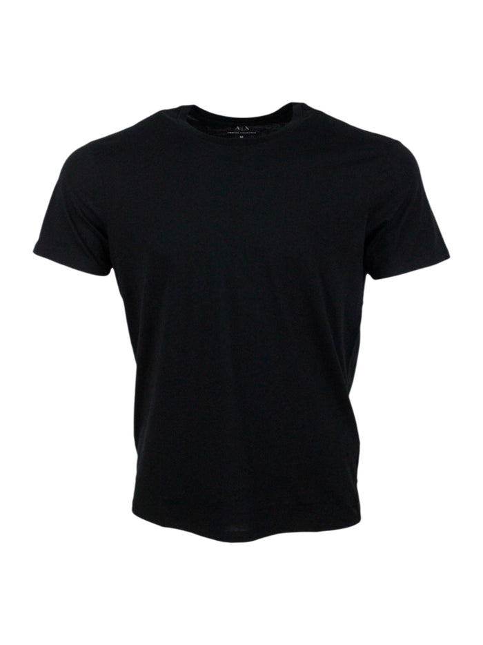 ARMANI EXCHANGE T-shirts and Polos Black 100co
