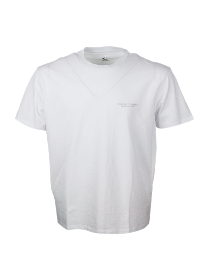 ARMANI EXCHANGE T-shirts and Polos White 100co