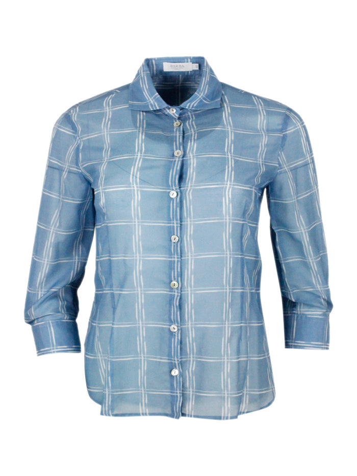 Barba Napoli Shirts Clear Blue 72co 28se