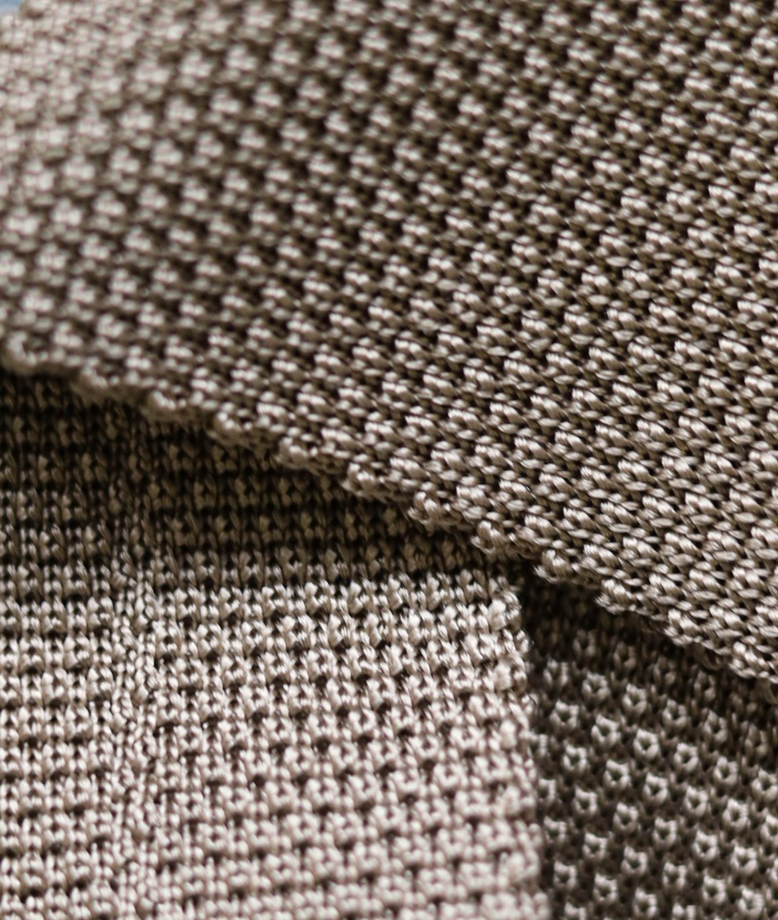 Silk Tricot Tie Darkgoldenrod Knitted