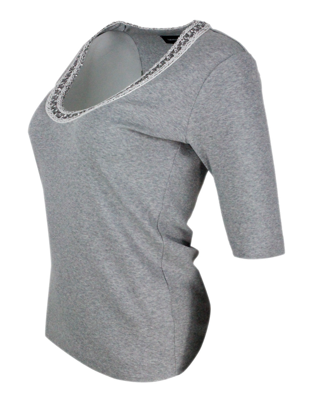 Fabiana Filippi T-Shirts And Polos Grey 94co 6ea