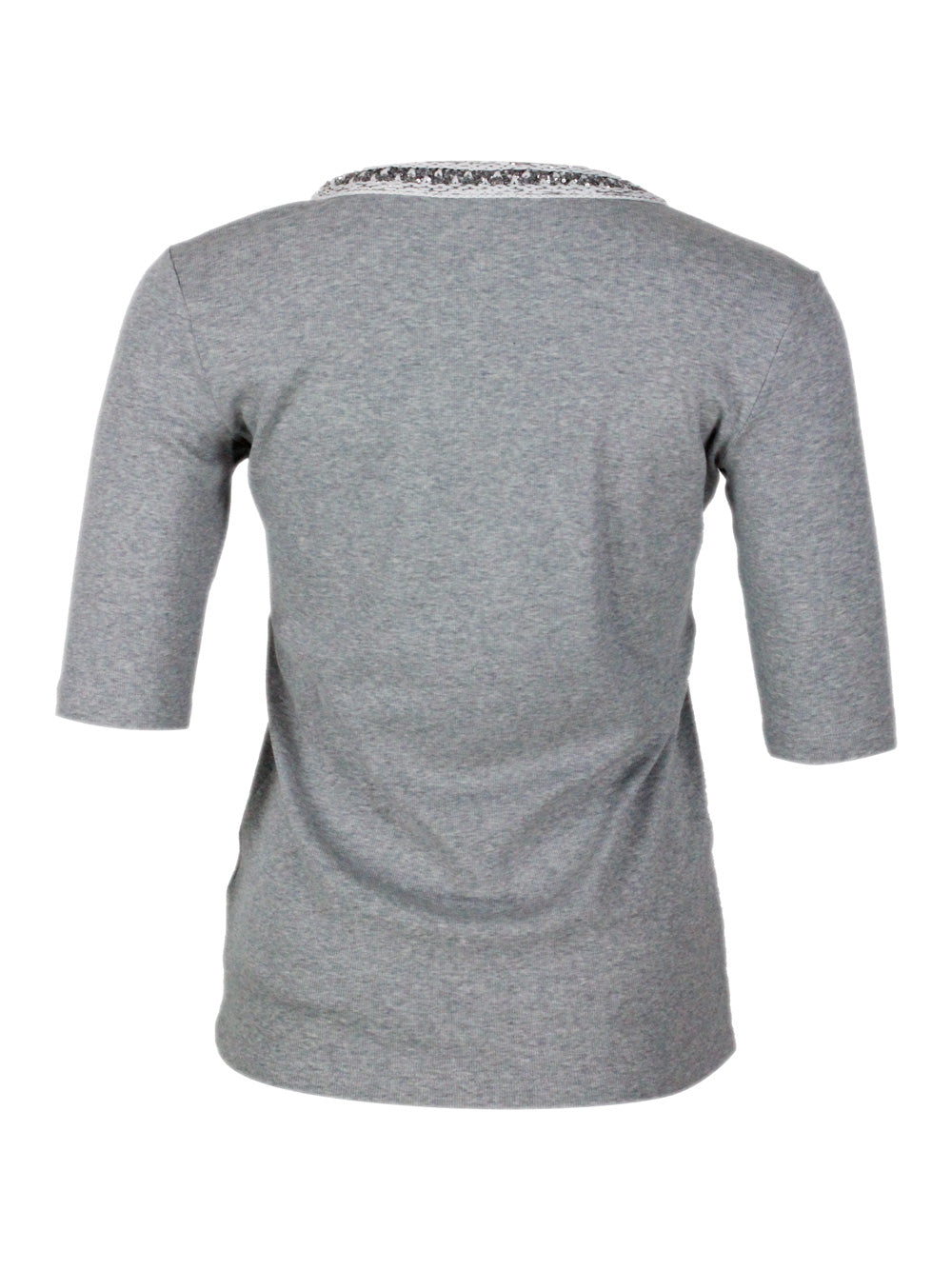Fabiana Filippi T-Shirts And Polos Grey 94co 6ea