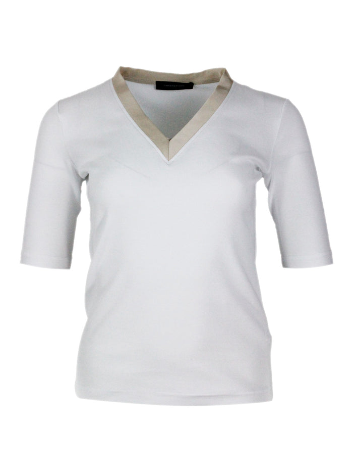 Fabiana Filippi T-shirts and Polos White 94co 6ea