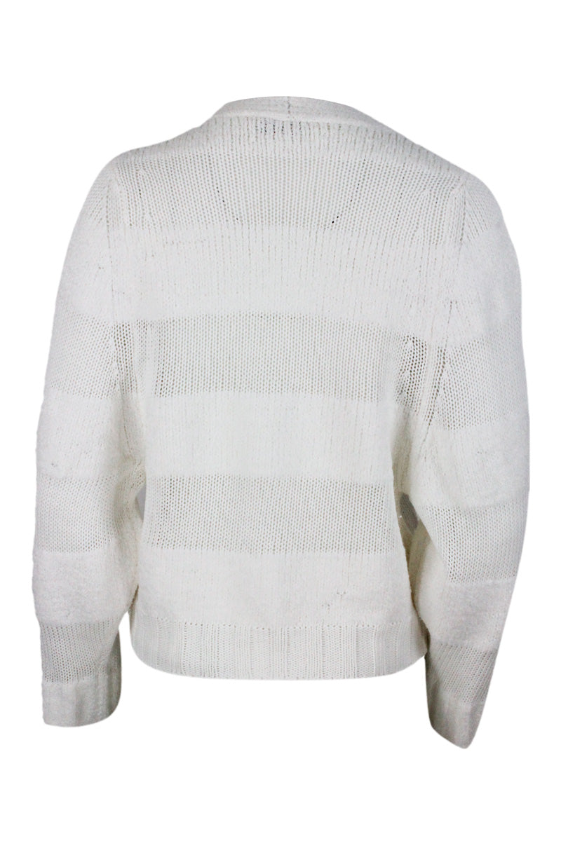 Fabiana Filippi Sweaters White 90li 10pl