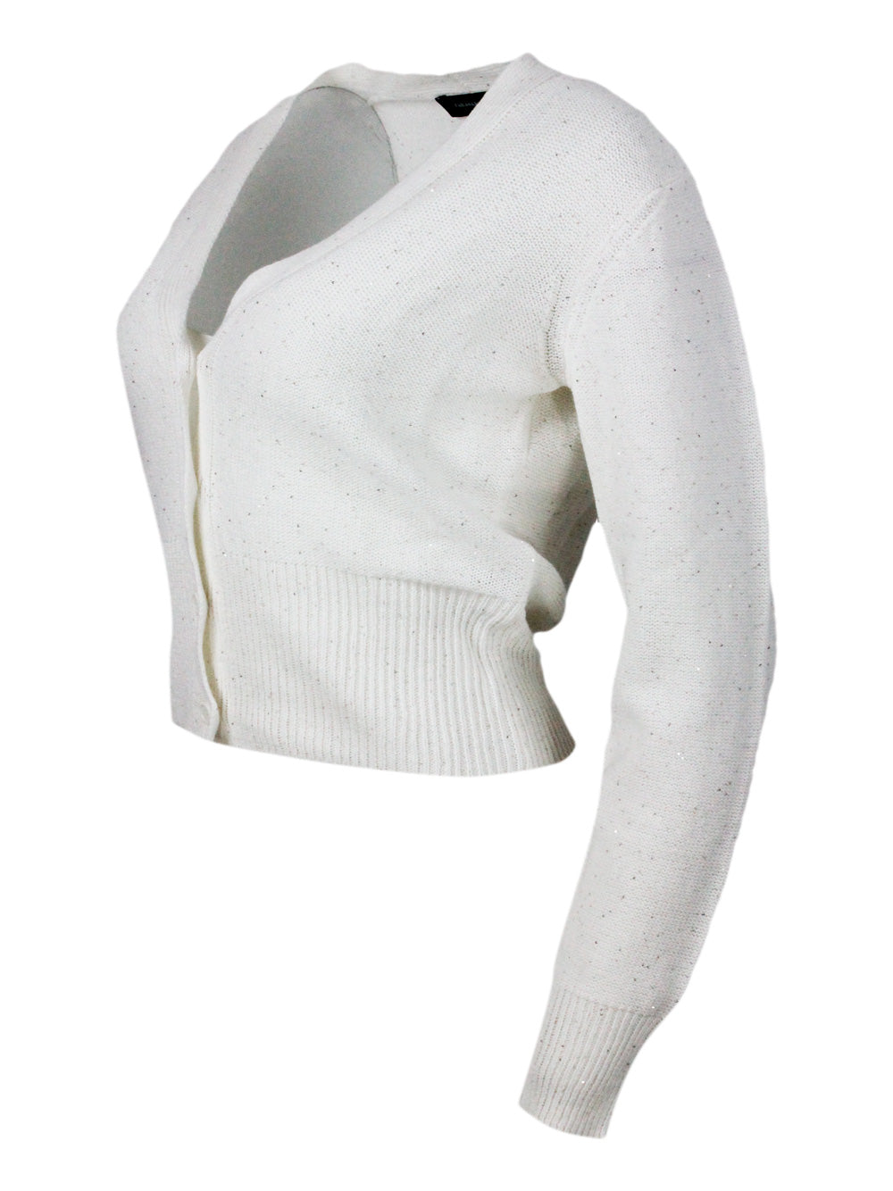 Fabiana Filippi Sweaters Cream 61co 38li 1pl