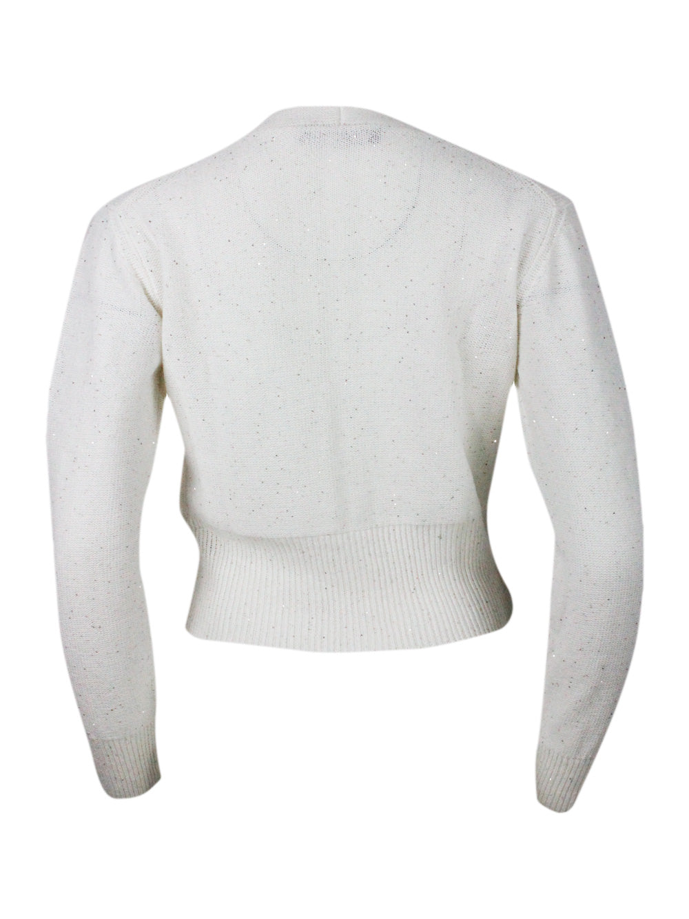 Fabiana Filippi Sweaters Cream 61co 38li 1pl