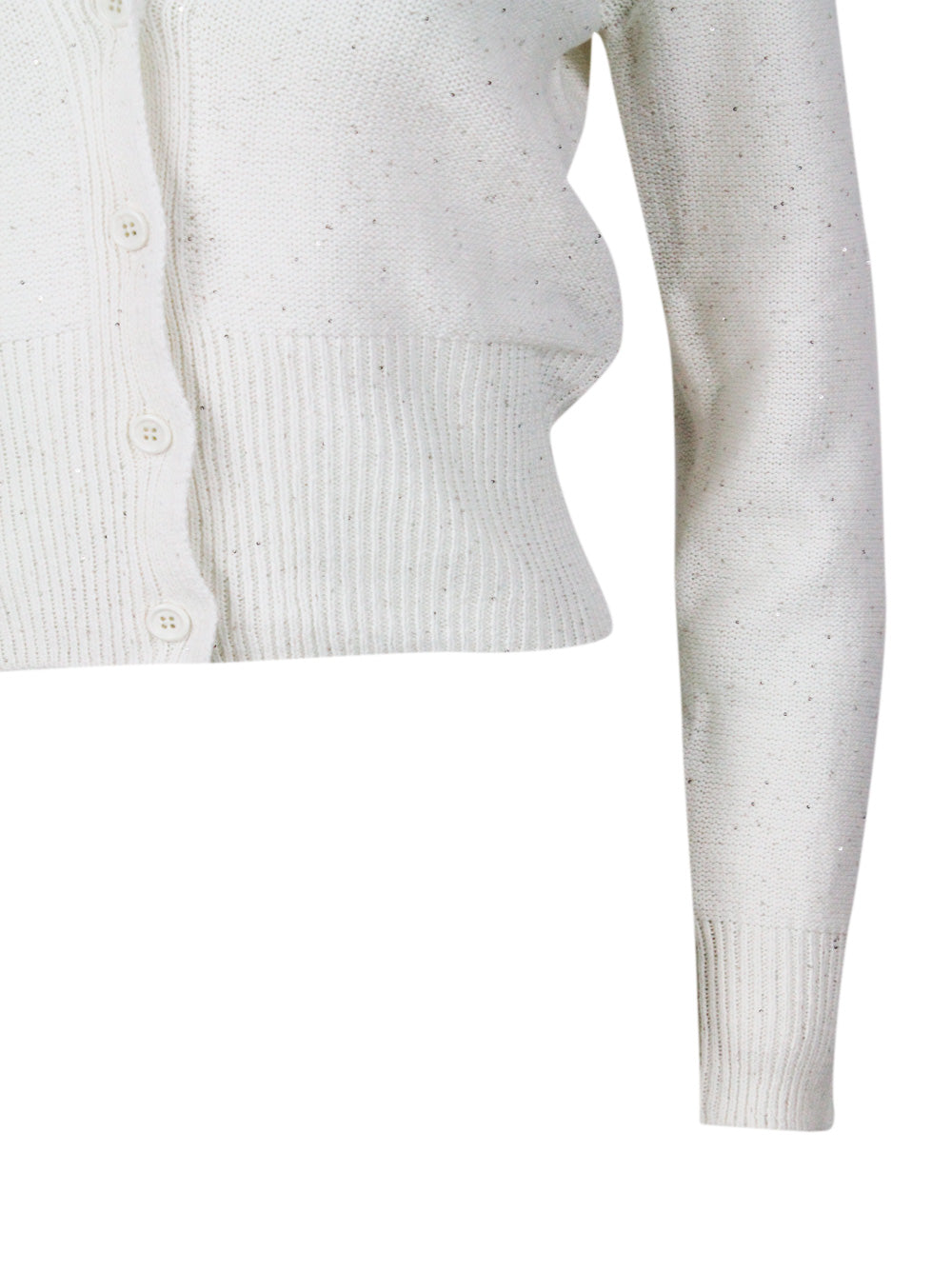 Fabiana Filippi Sweaters Cream 61co 38li 1pl