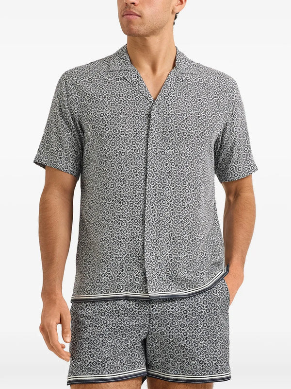 Orlebar Brown Lyocell 100% shirt in gray