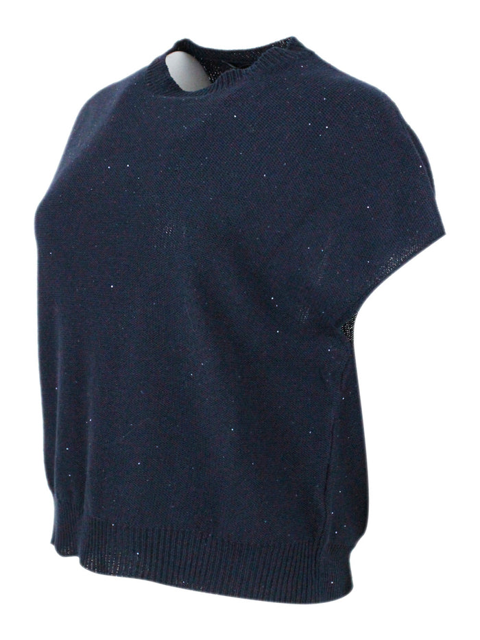 Fabiana Filippi Sweaters Blue 61co 38li 1pl
