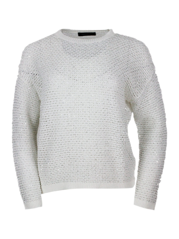 Fabiana Filippi Sweaters White 82co 10pa