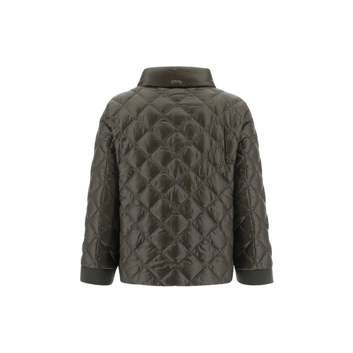 Herno Quilted Jacket Green Polyamide