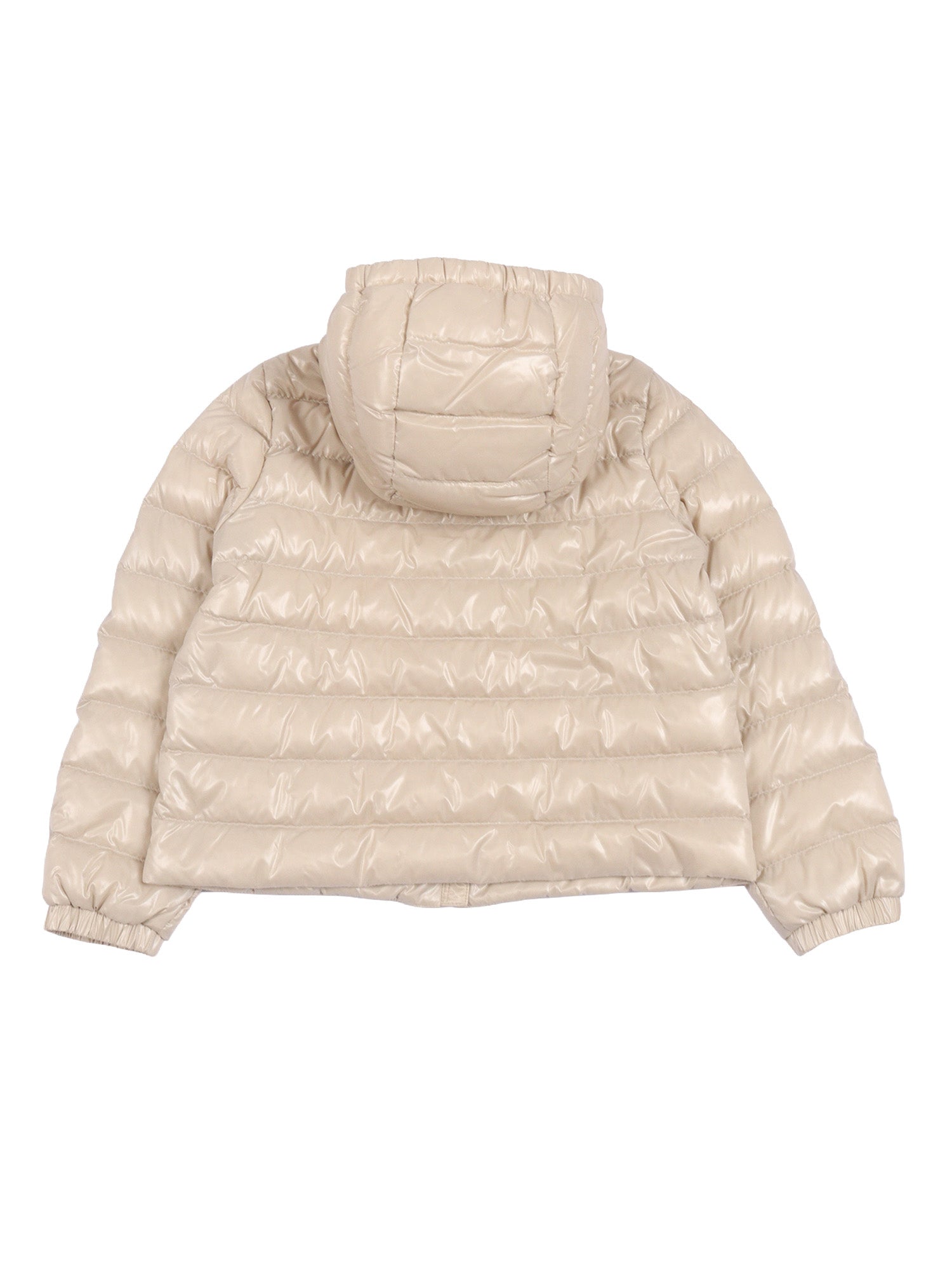 ELA JACKET Beige Short Puffer