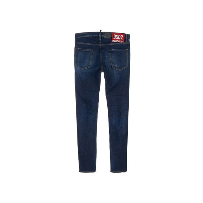 Cotton Denim Jeans Blue Elastane
