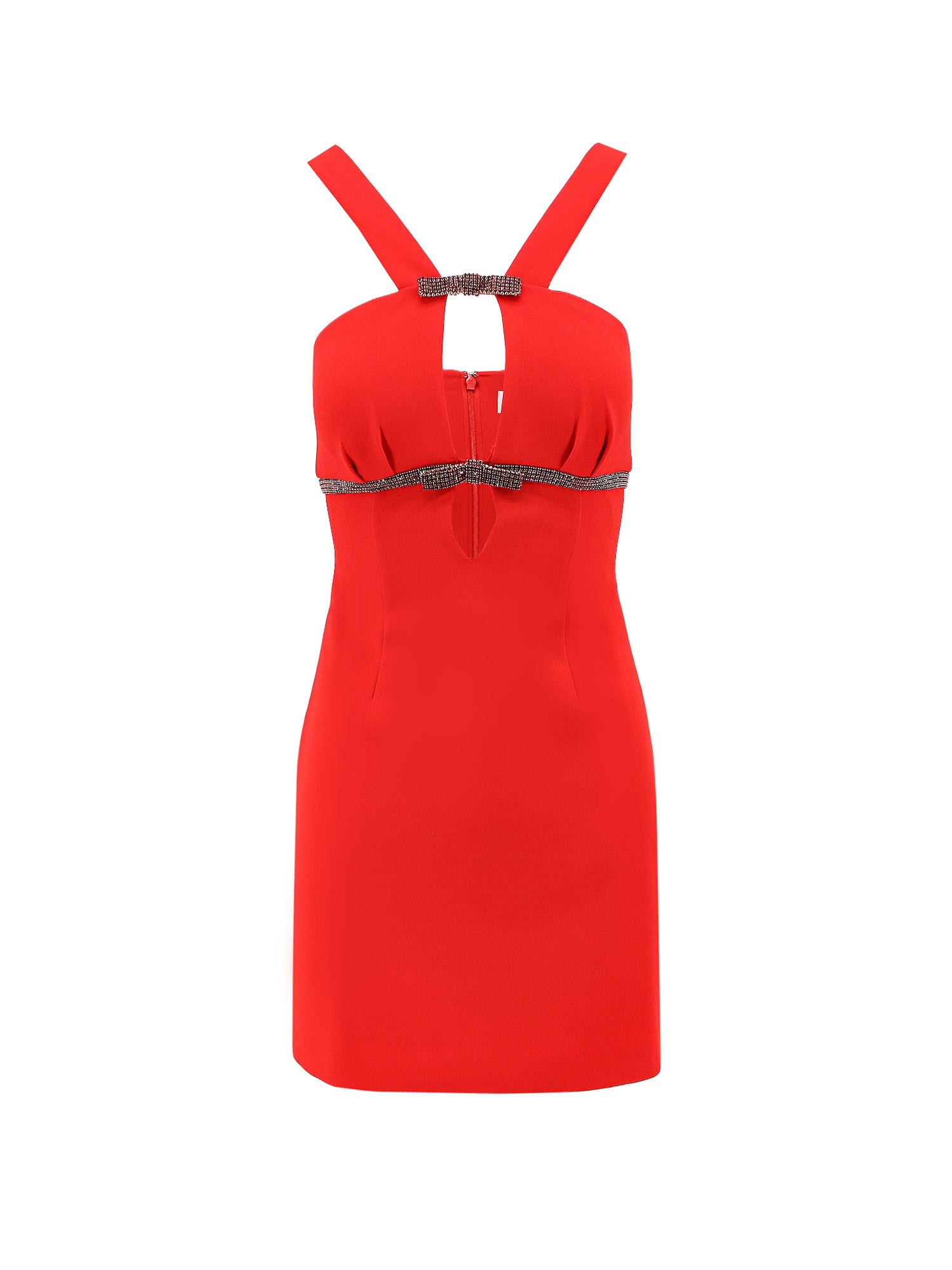 Self Portrait Dresses Red Poliestere Elastan