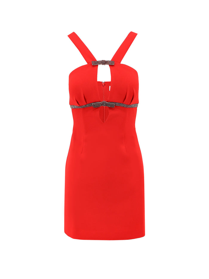 Self Portrait Dresses Red Poliestere Elastan