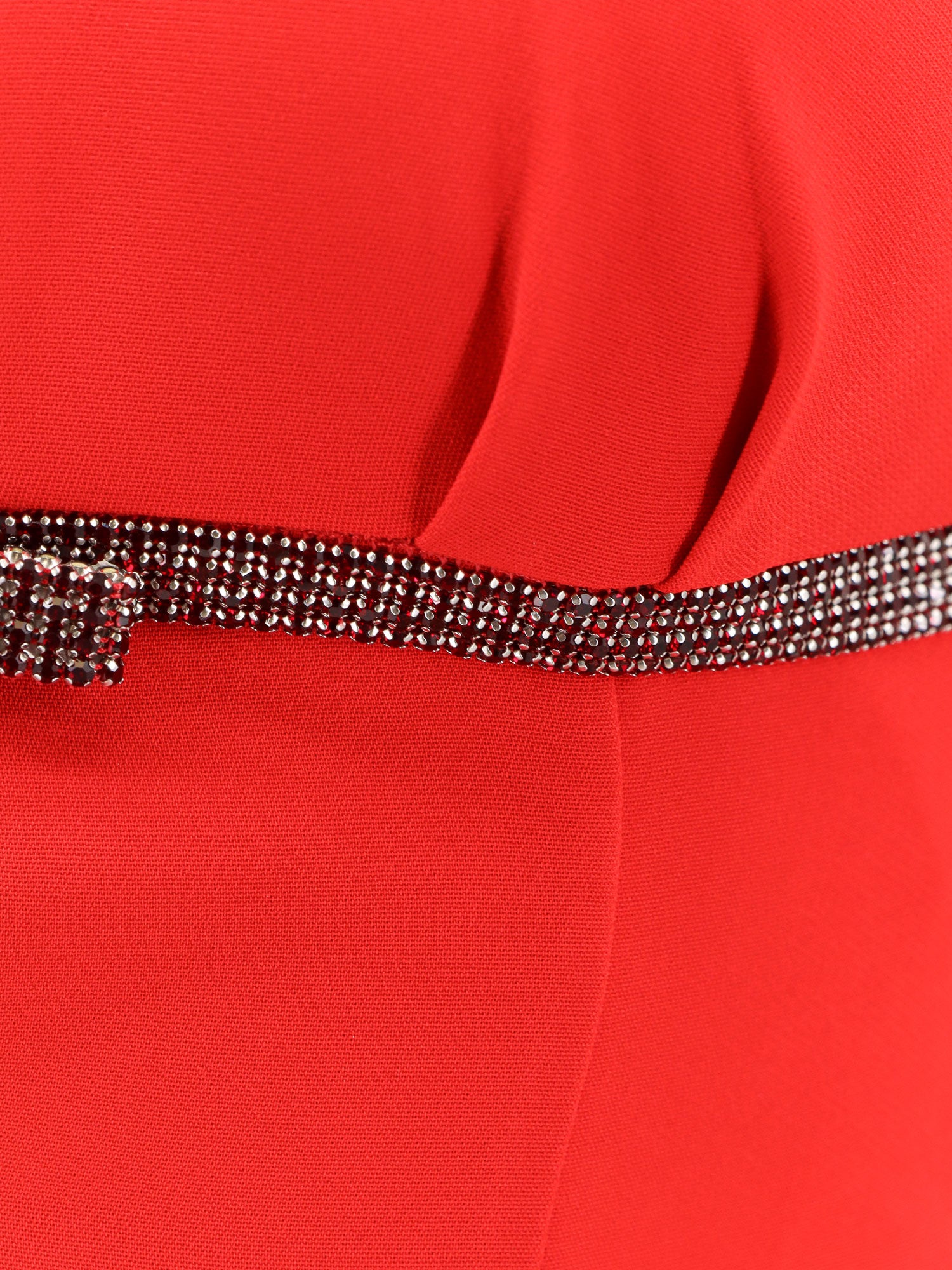 Self Portrait Dresses Red Poliestere Elastan