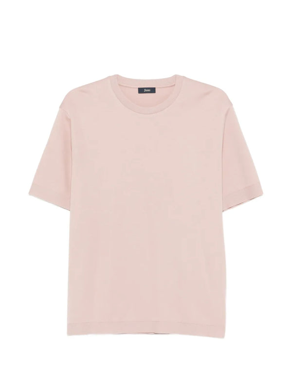 Herno Cotton 100% t-shirt in pink