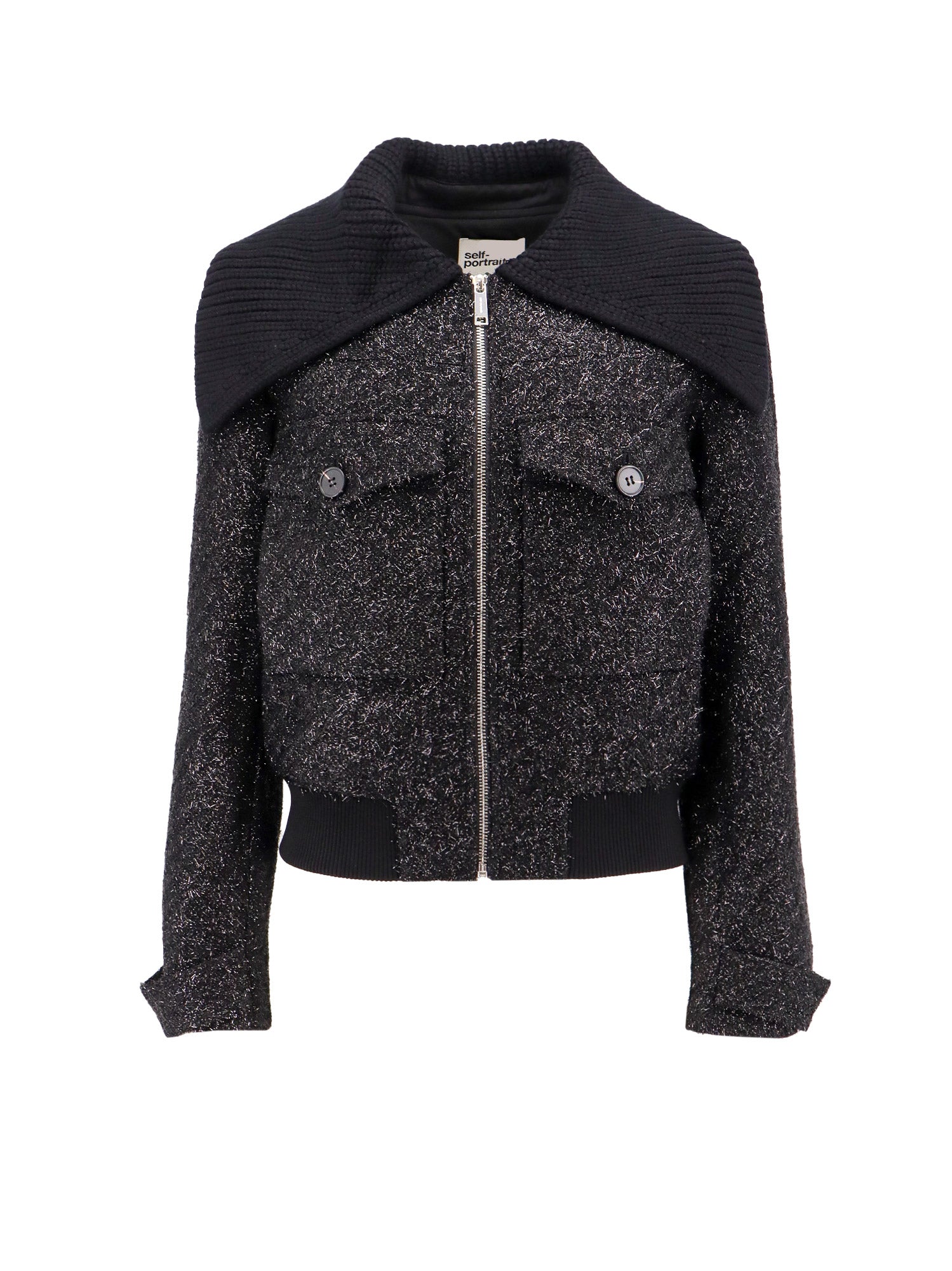 Self Portrait Jackets Black