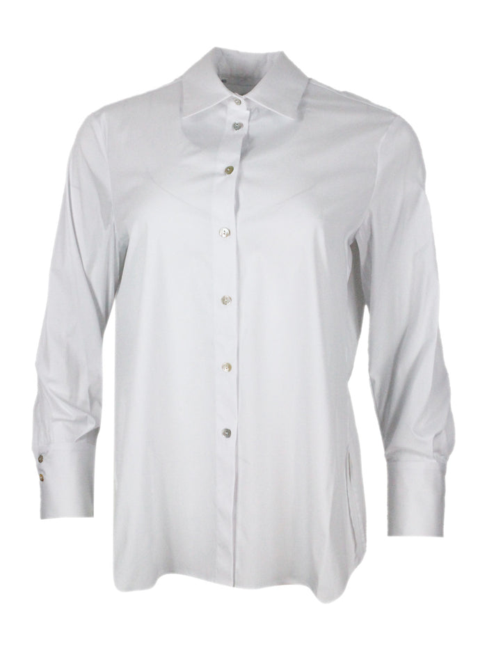 Barba Napoli Shirts White 78co 10pa 4ea