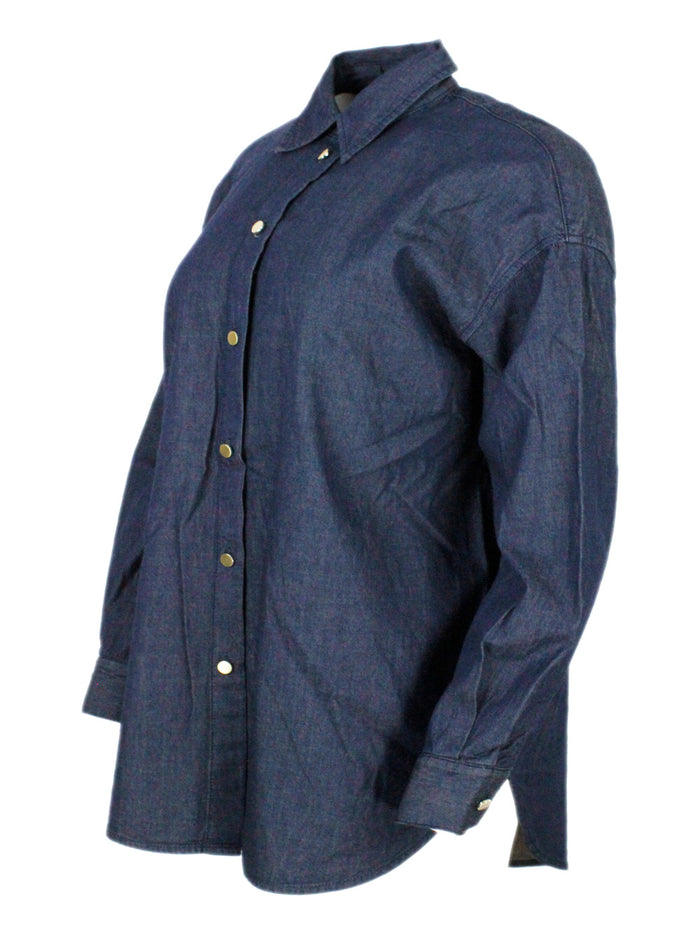 ARMANI EXCHANGE Shirts Denim 100co