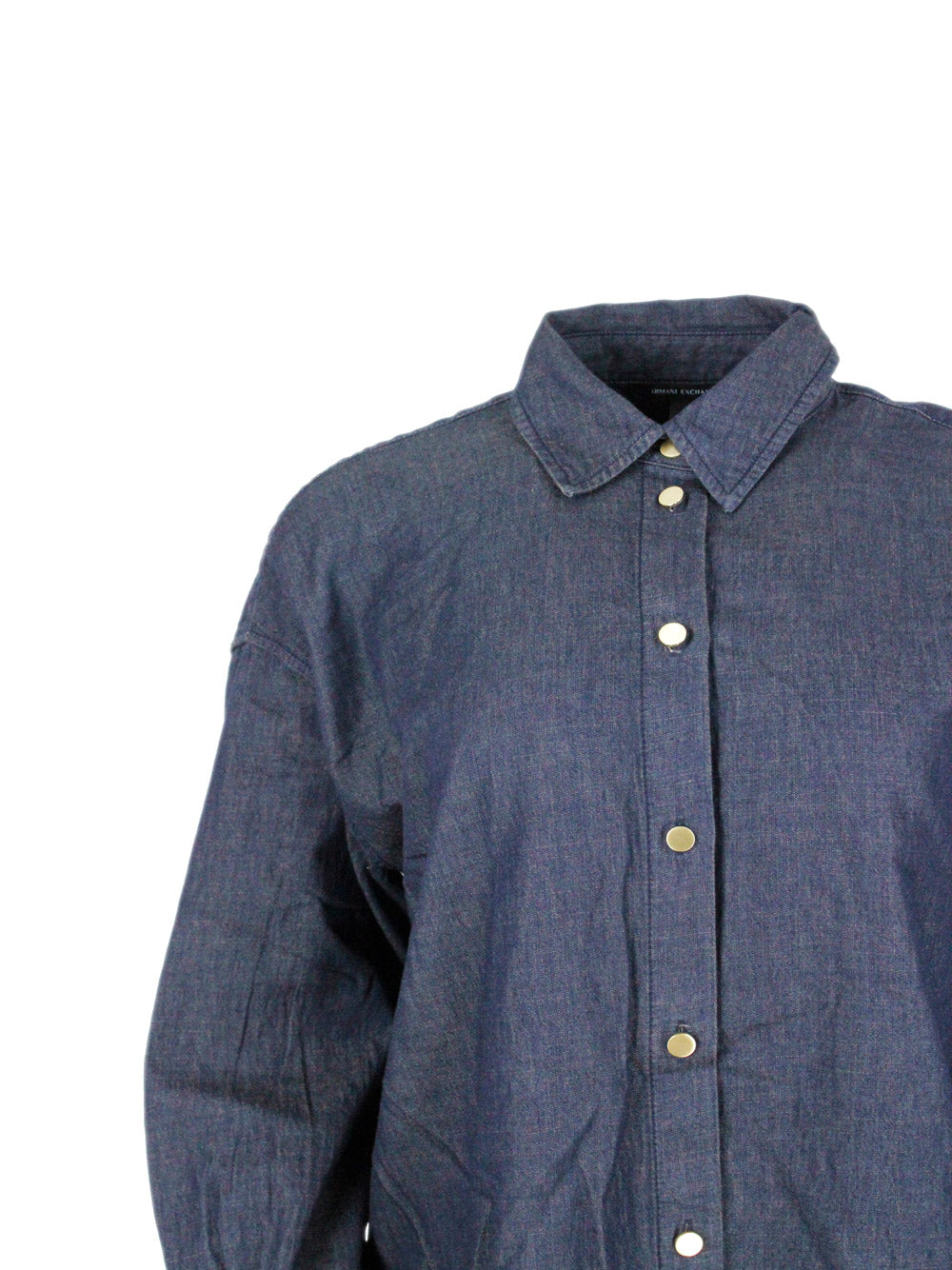 ARMANI EXCHANGE Shirts Denim 100co