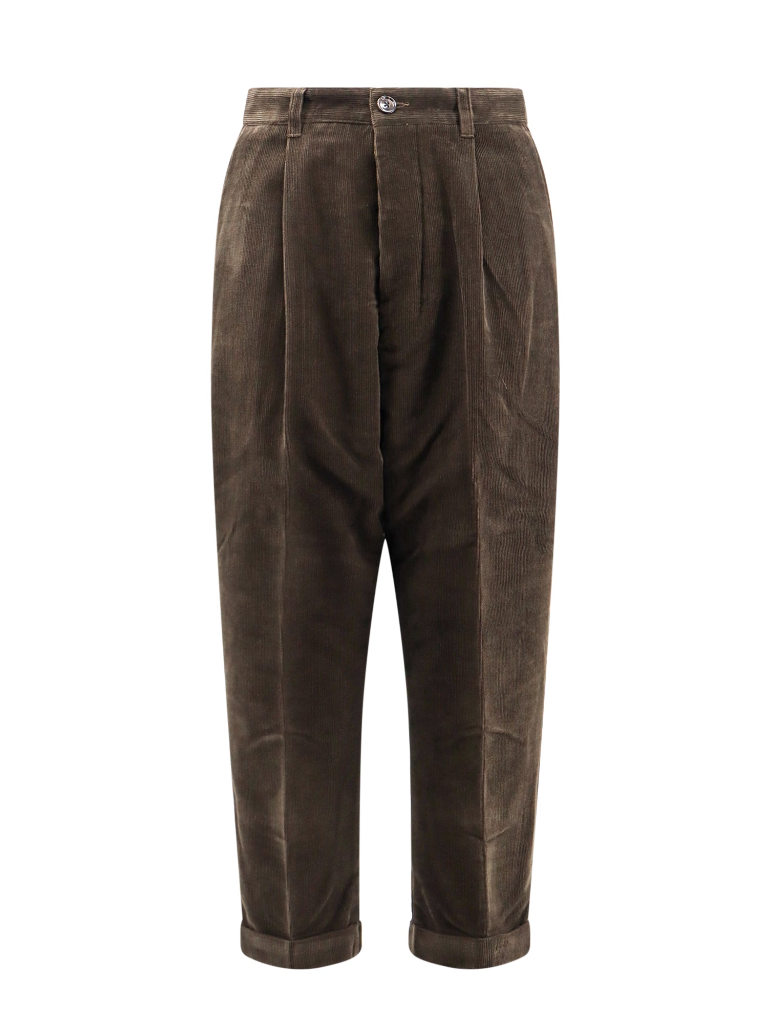 Ami Paris Rtw Brown Cotone