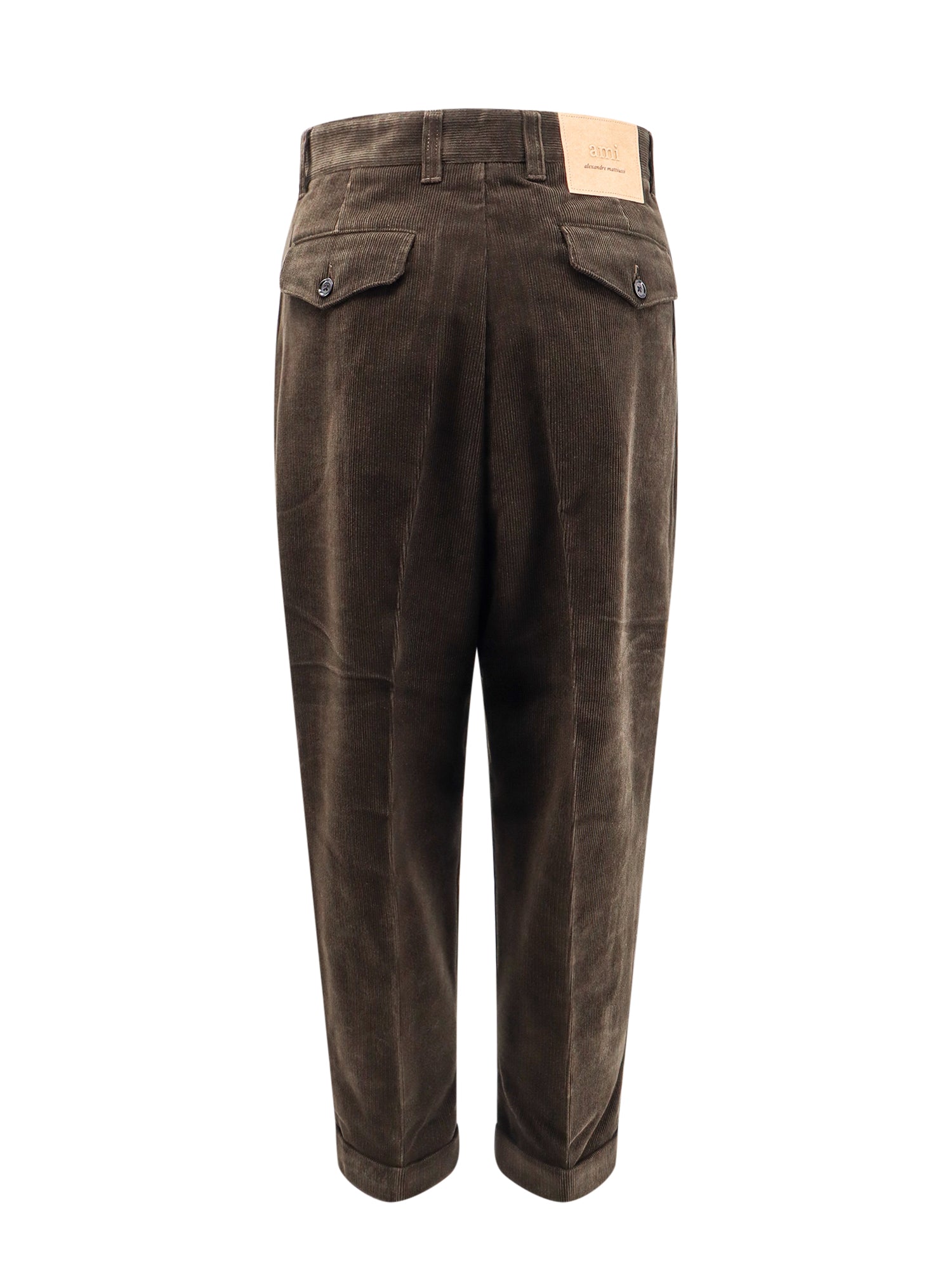 Ami Paris Rtw Brown Cotone