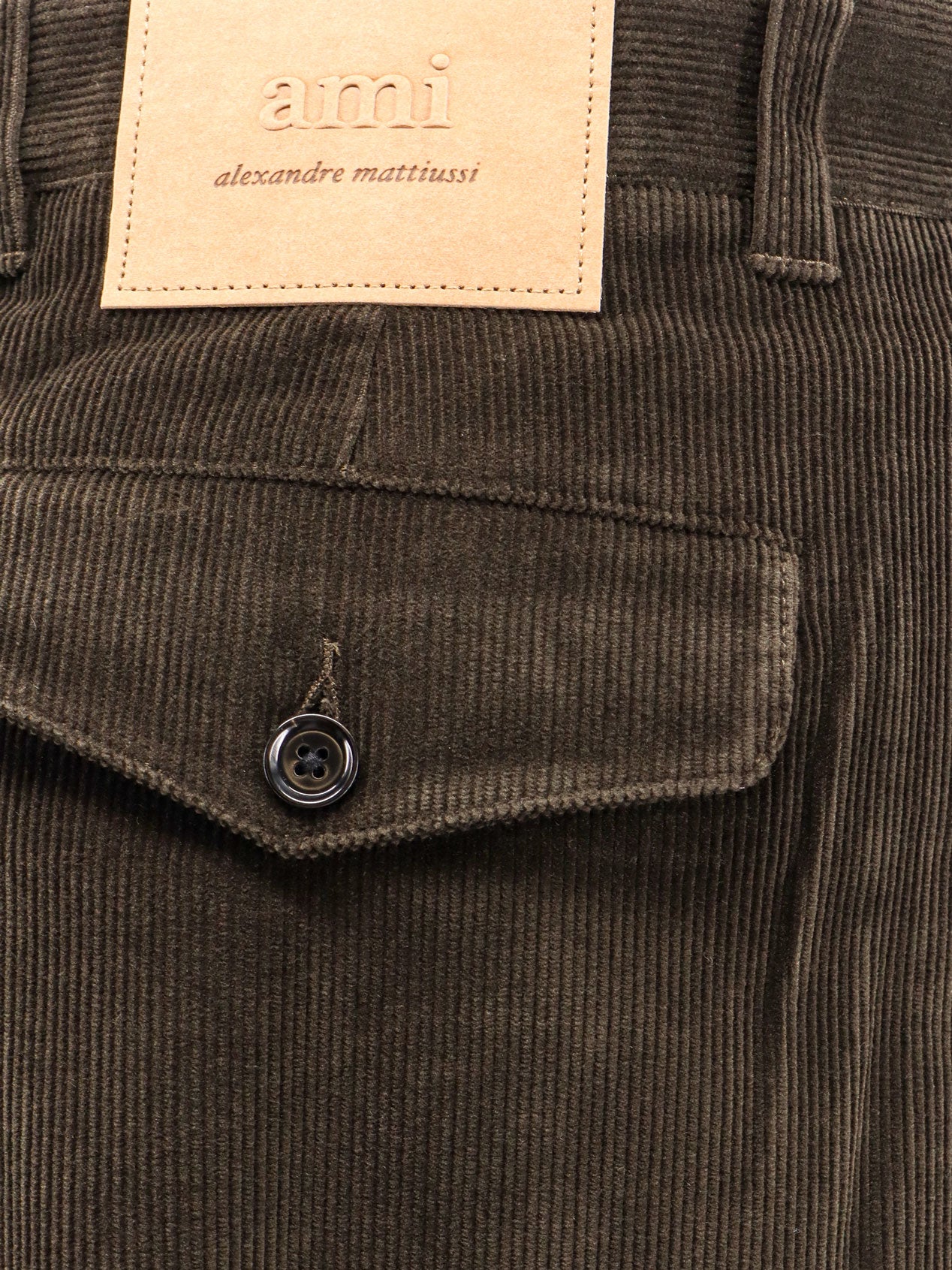 Ami Paris Rtw Brown Cotone