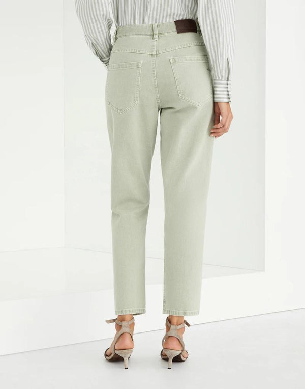Brunello Cucinelli Womens Light Green Tailored Trousers Mint