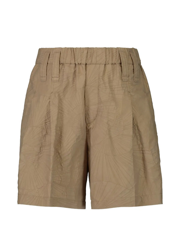 Brunello Cucinelli Cotton 100% bermuda shorts in beige