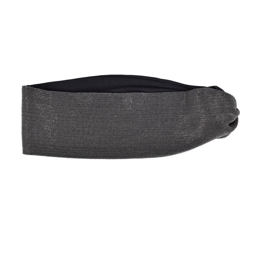 Brunello Cucinelli Womens Black Beaded Headband Accessory & Slg