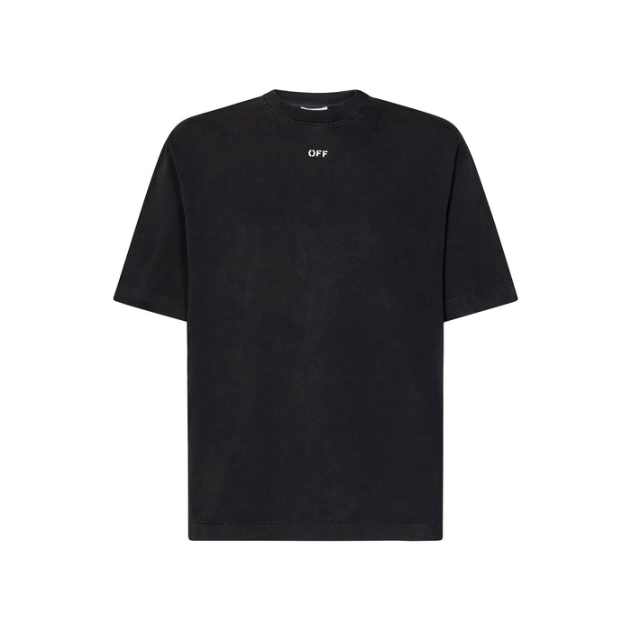 Off White S.matthew Skate Logo-Print T-Shirt Black Cotton