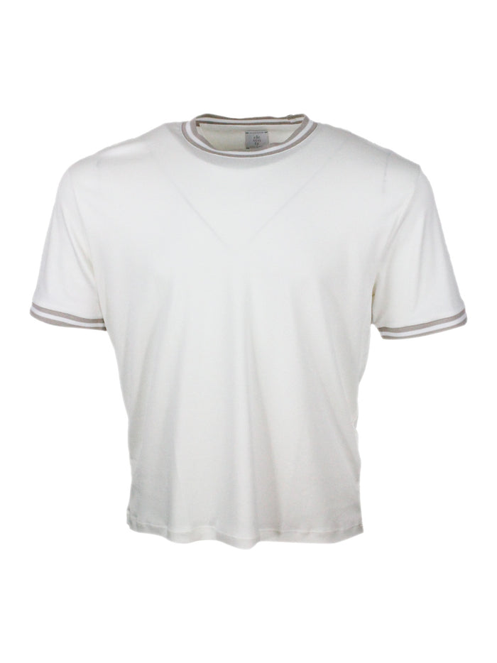 Eleventy T-shirts and Polos White 100co