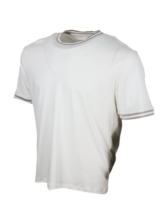 Eleventy T-shirts and Polos White 100co