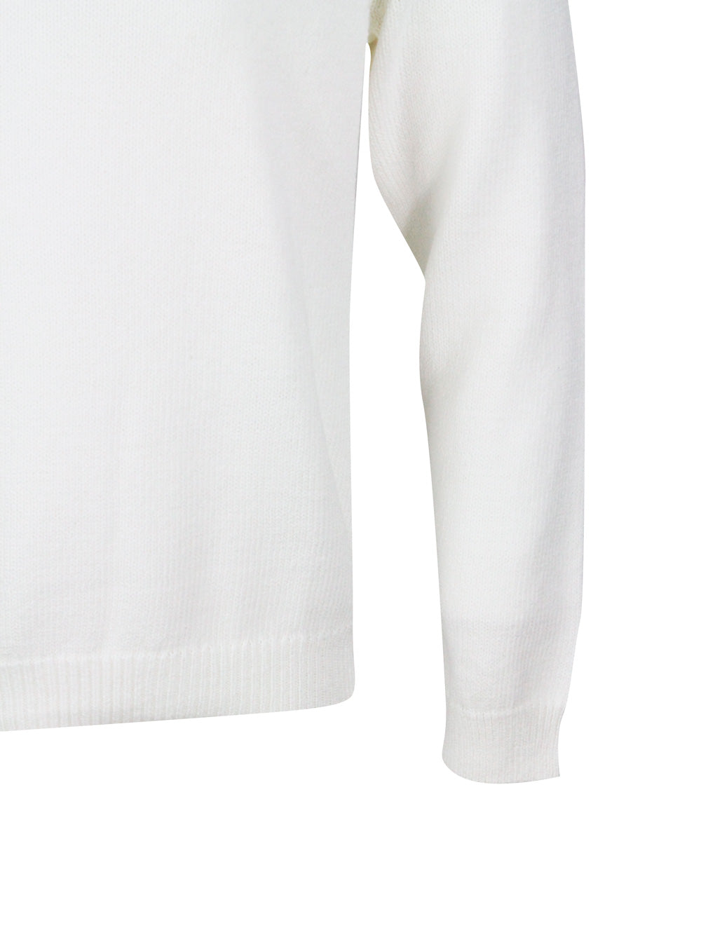 Eleventy Sweaters White 85co 15se