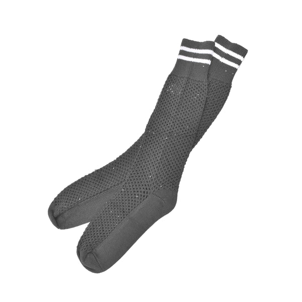 Brunello Cucinelli Womens Dark Grey Knit Socks Clothing