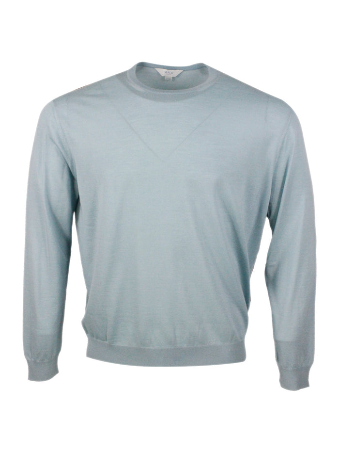 Malo Sweaters Verde Acqua 70ws 30se