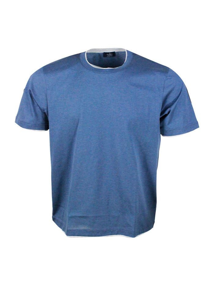 Barba Napoli T-shirts and Polos Blue 100co