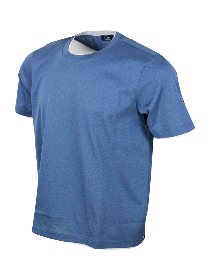 Barba Napoli T-shirts and Polos Blue 100co