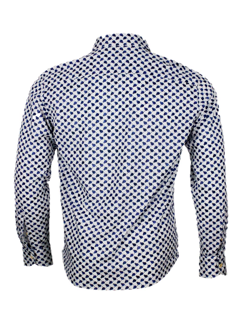 SONRISA Shirts Bianco - Blu 100co