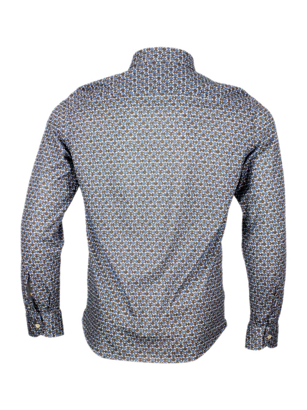 SONRISA Shirts Brown-blu 100co