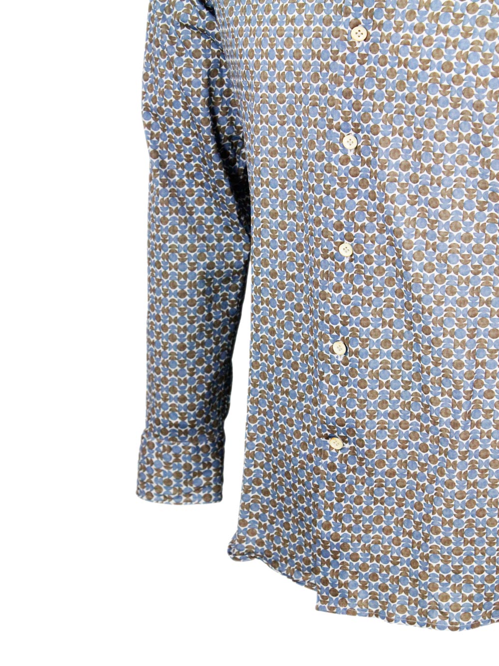 SONRISA Shirts Brown-blu 100co