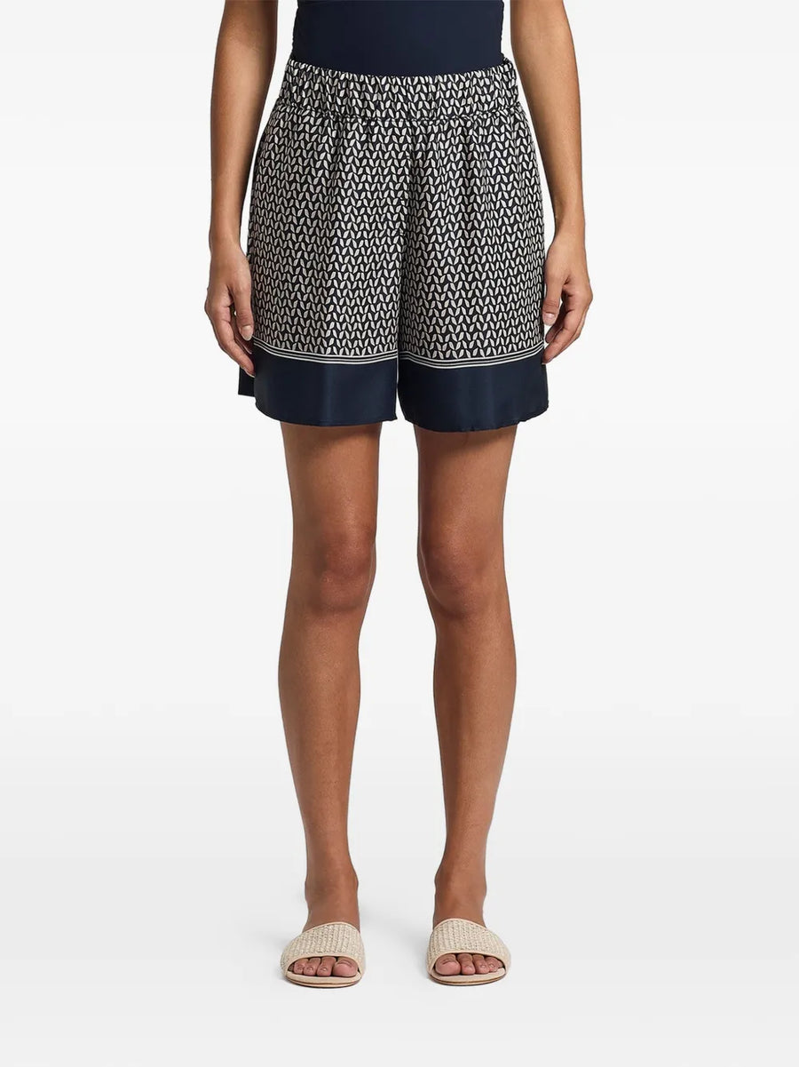 Peserico 100% Fabric shorts in navy