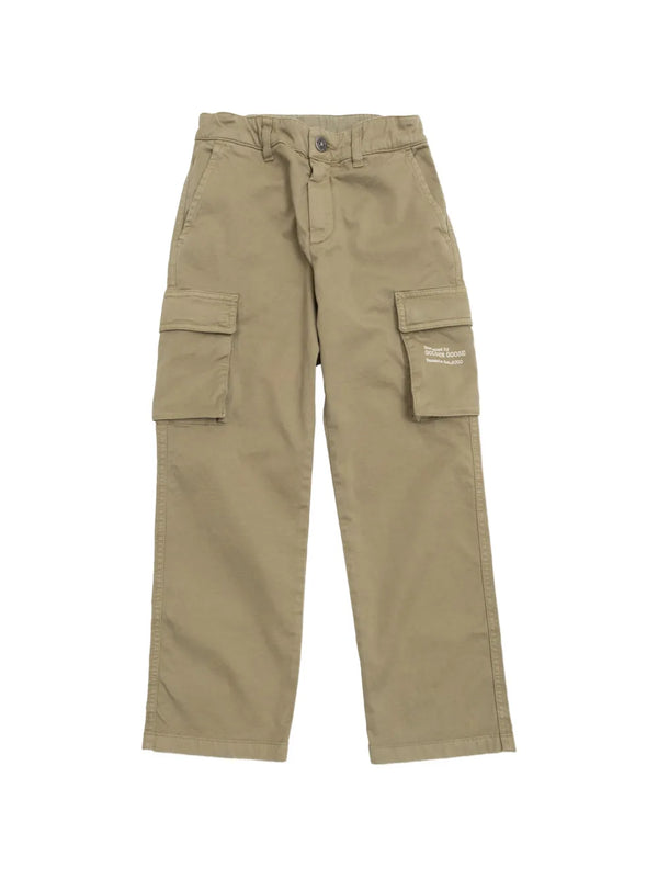 Golden Goose Cotton 98% cargo pants in beige