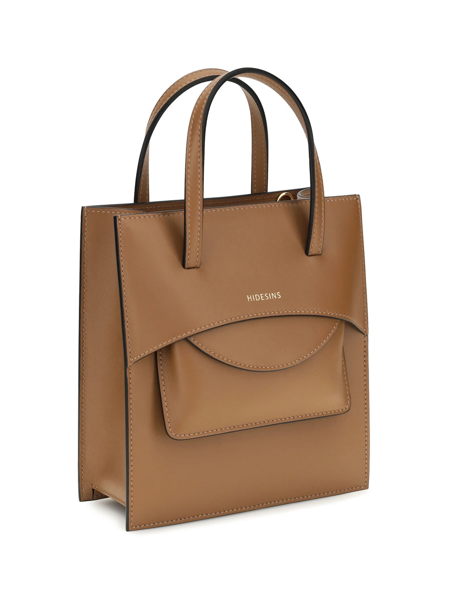 Shoulder Bag Caramel Calf Leather
