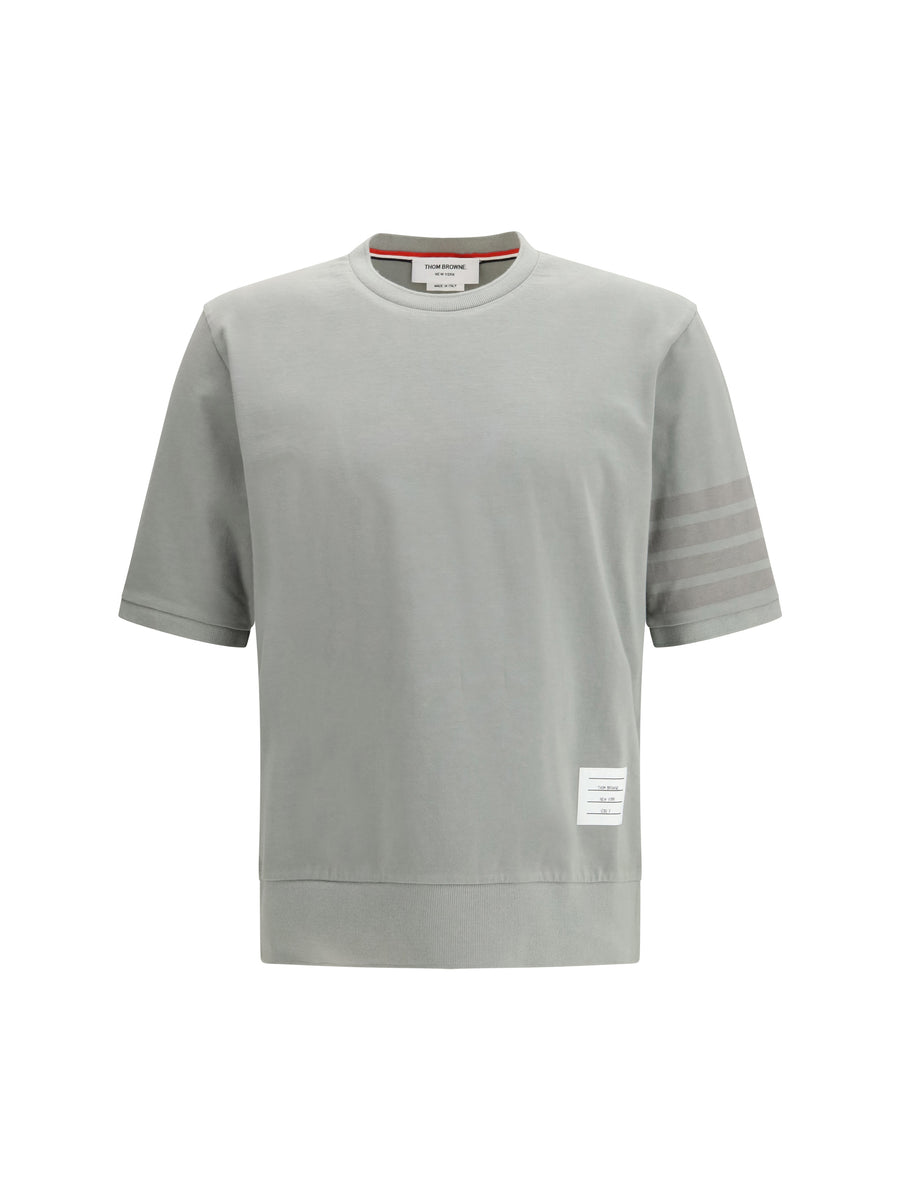 T-Shirt 4-Bar Cotton Light Grey T-shirts