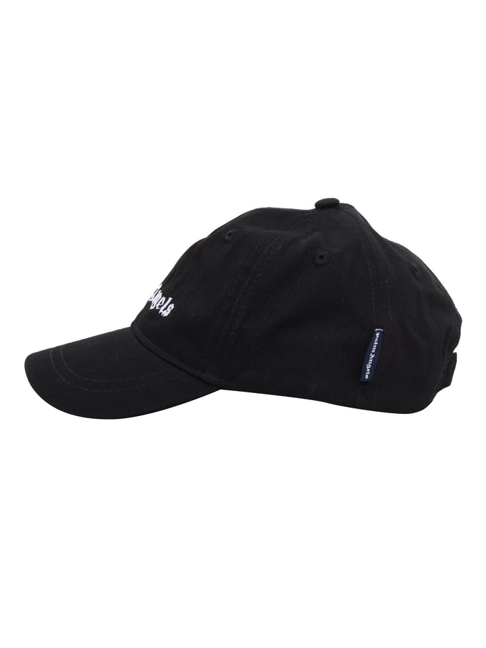 LOGO BASEBALL CAP BLACK OFF WHITE Cotton Hat