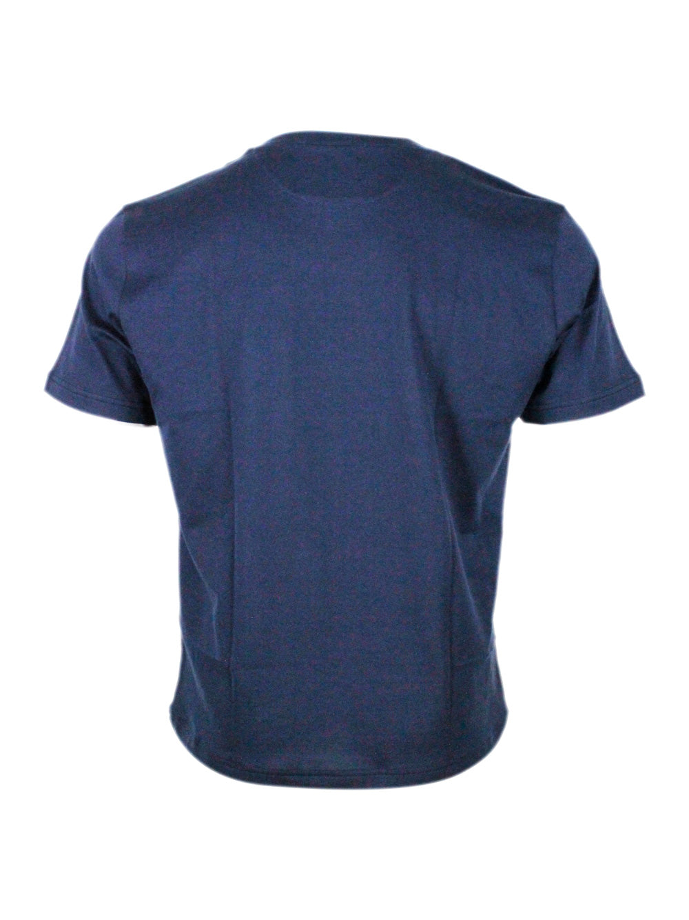 Eleventy T-shirts and Polos Blu-grigio 100co