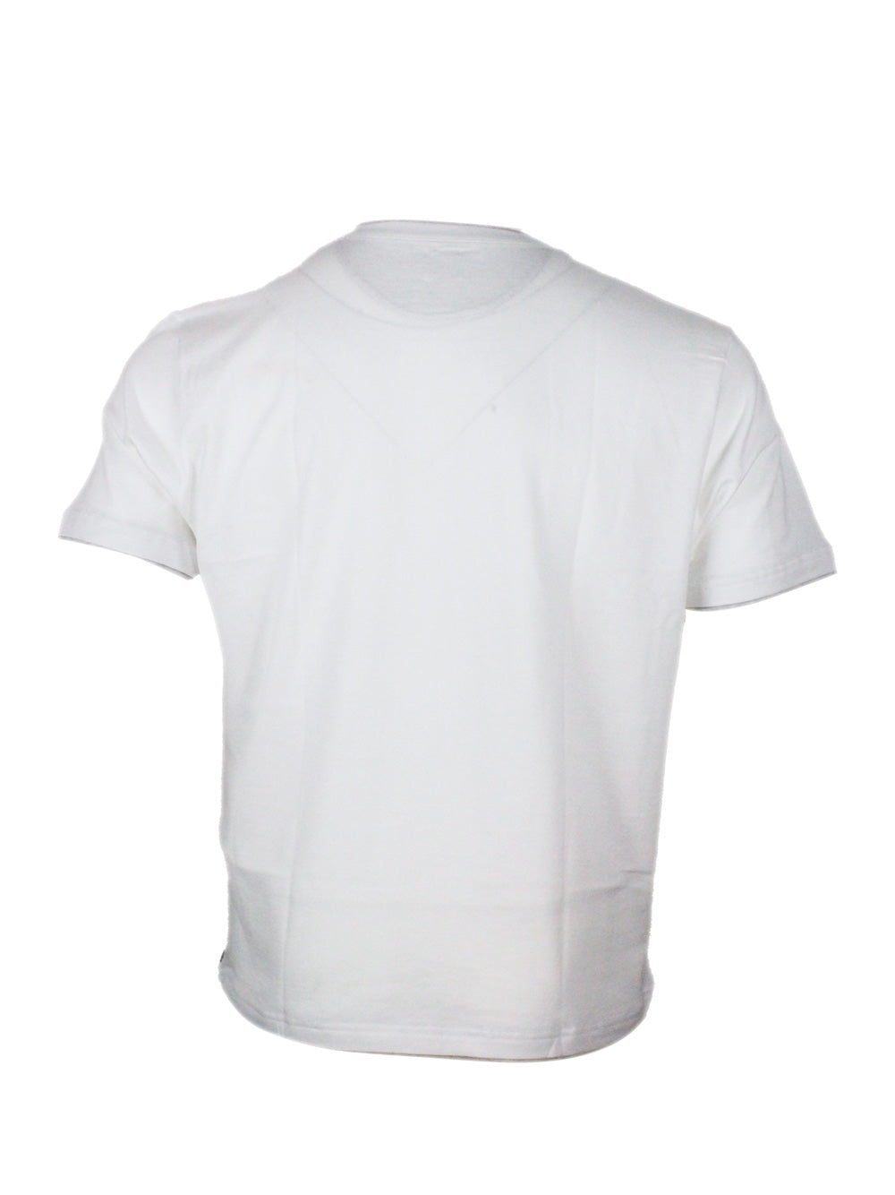 Eleventy T-shirts and Polos Bianco-grigio 100co