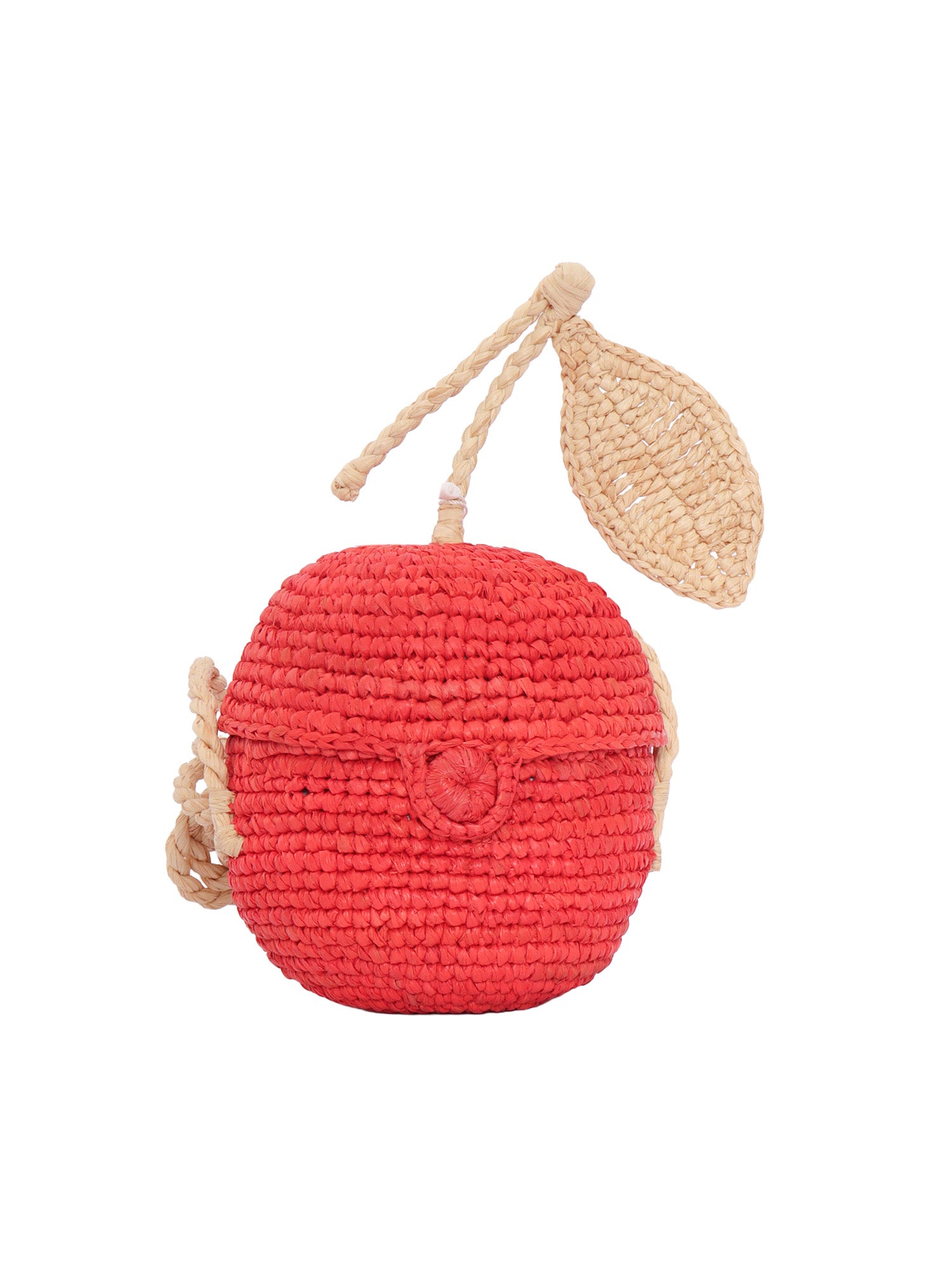 Laney Bag Red Raffia Handbag